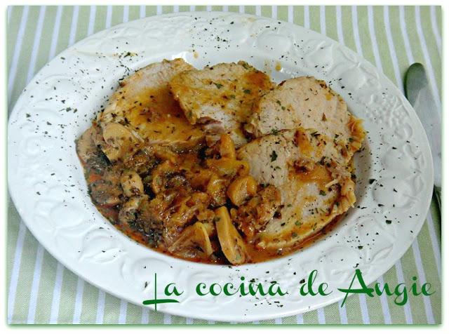 ASADO DE CERDO A LA SIDRA CON HIERBAS 