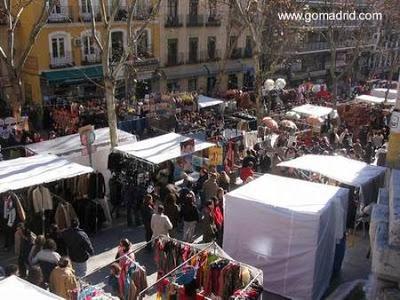 Paseo público en la capital de España