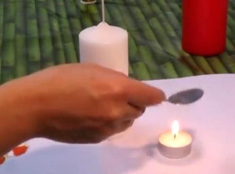 DIY tutorial como decorar velas con decoupage servilletas y cuchara