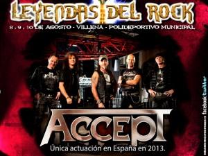 ACCEPT AL LEYENDAS 2013