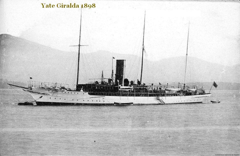 El Yate Giralda en la Bahía de Santander