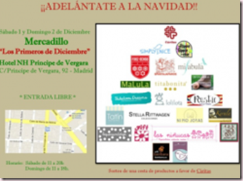 Adelántate a la Navidad con el mercadillo “LOS PRIMEROS DE DICIEMBRE” Adelántate a la Navidad con el mercadillo “LOS PRIMEROS DE DICIEMBRE”