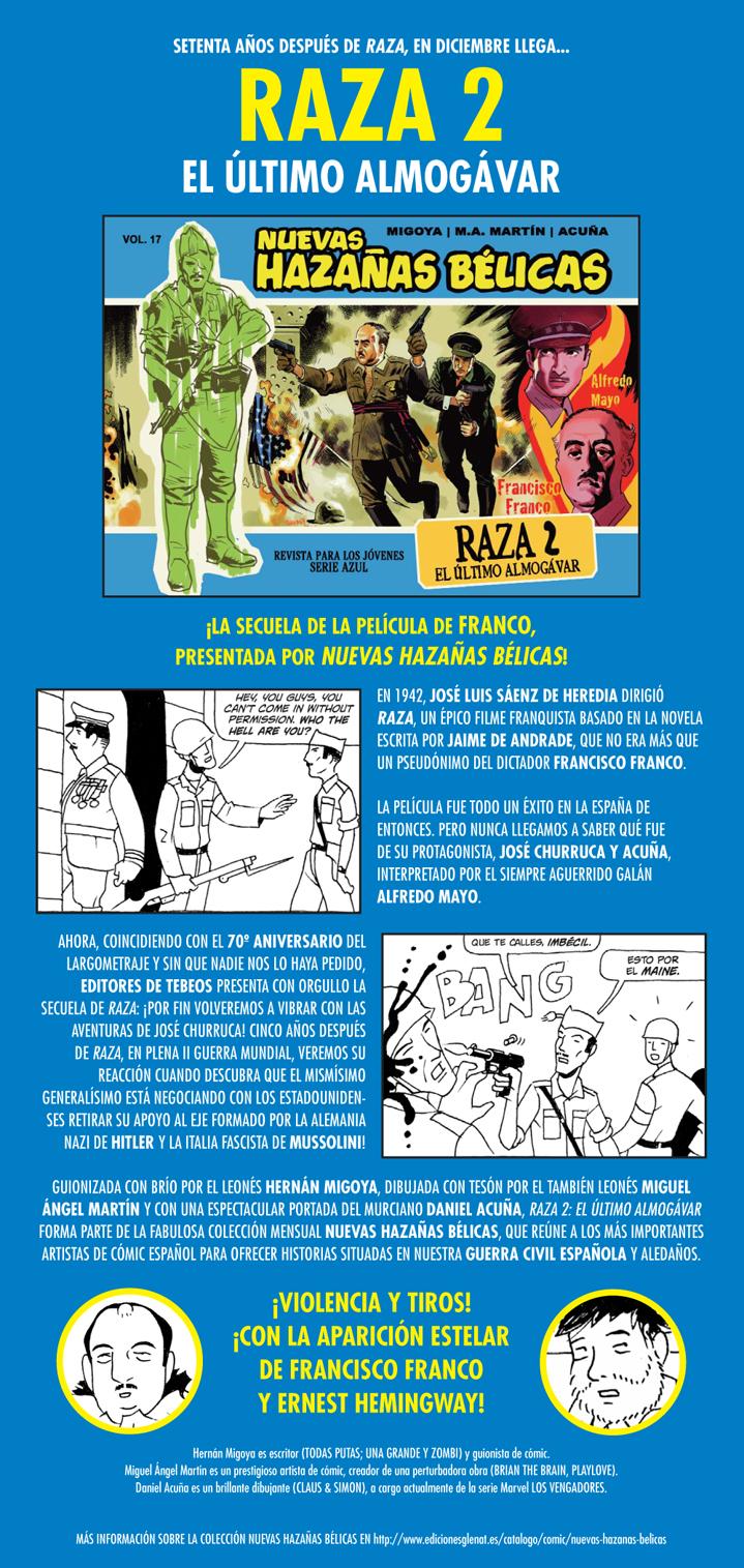 Se presenta: Raza 2, el último Almogávar de Migoya, M.A. Martín y Acuña