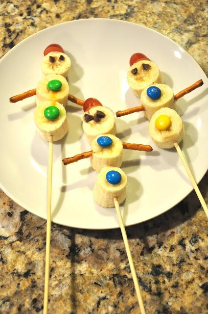 Para merendar: Muñecos de nieve