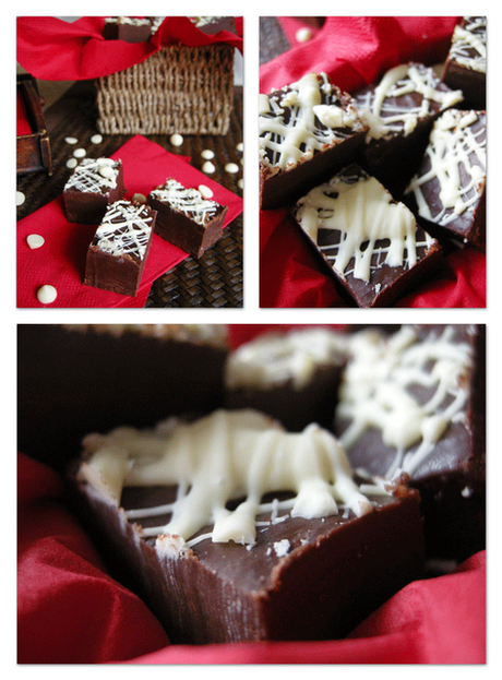 Chocolate and marshmallow fudge [dulce de azúcar]