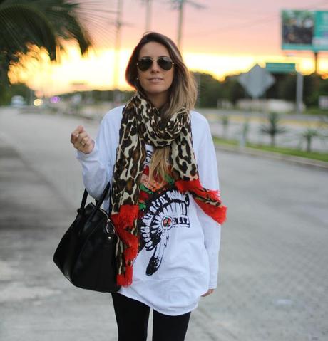 Animal print outfit Animal print blogger