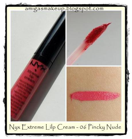 Disco Ball, Lip Cream, y pestañas postizas de Nyx y Pigmento FaceFront desde Blanc To Noir.