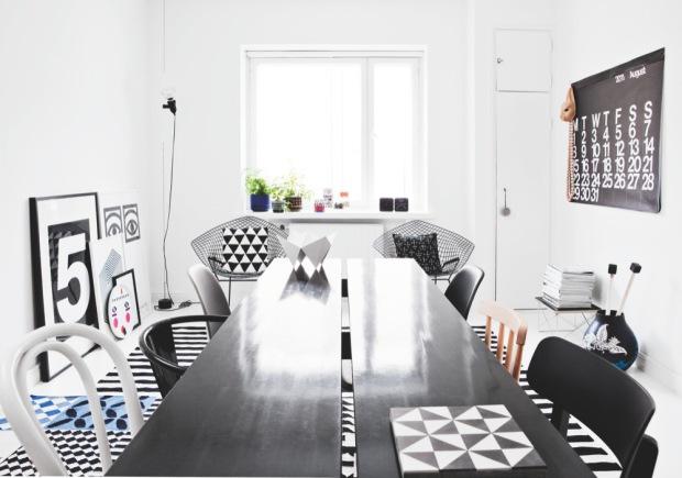 El comedor de una Estilista