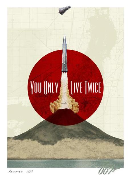 23 posters para 23 James Bonds diseñados en 23 días