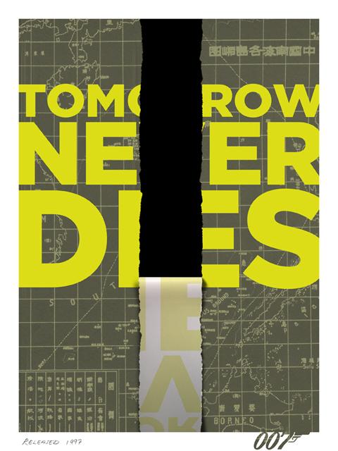 23 posters para 23 James Bonds diseñados en 23 días