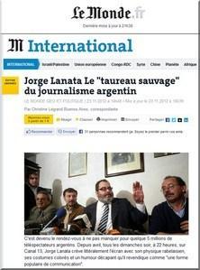 Jorge Lanata según Le Monde. O la miopía de un medio francés sobre el periodismo argentino
