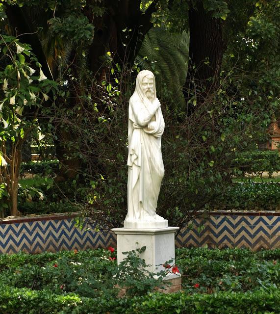 Las estatuas de la Glorieta de la Concha.