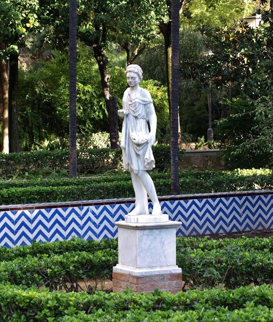 Las estatuas de la Glorieta de la Concha.