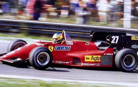 Ferrari 126C4. 1984. Michele Alboreto