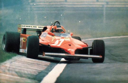 Ferrari 126CK. 1981. Gilles Villeneuve