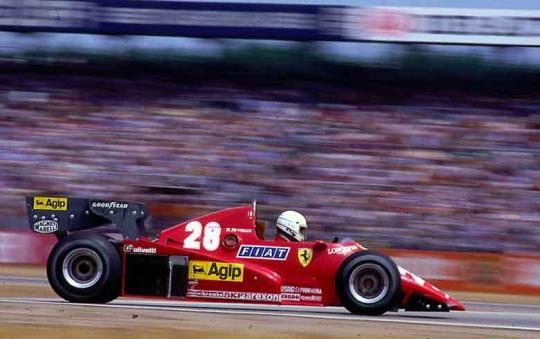 Ferrari 126C3. 1983. René Arnoux