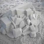 Impresionantes castillos en la arena de Calvin Seibert