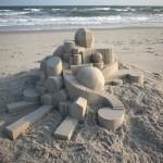 Impresionantes castillos en la arena de Calvin Seibert