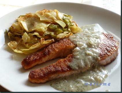 salmon al eneldo,racion copia