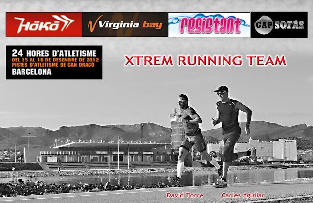 24 horas de atletismo de Can Dragó (Barcelona) - El Xtrem Running Team  sigue trabajando duro - con HOKO ESPORT, VIRGINA BAY, RESISTANT y GAP SOFÁS....
