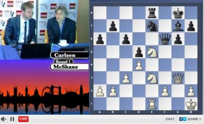 El “gigante” Magnus Carlsen en el London Chess Classic 2012 (I)