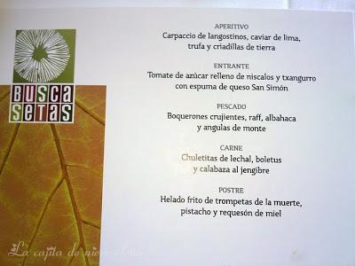 Menús Micológicos