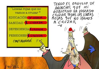 Los indultos del Gobierno a políticos, a policías y a condenados de “cuello blanco”.