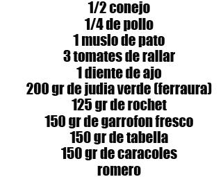 La Verdadera Receta de la Paella Valencia