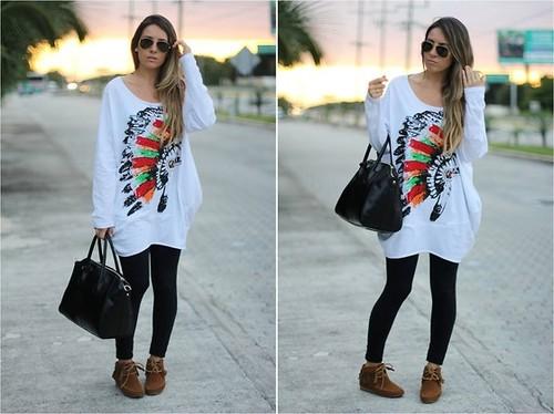 Oversized Romwe tee blog