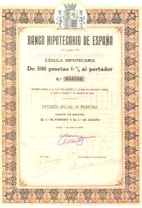 Banco Hipotecario. Abril 65. Batallitas del abuelo Cebolleta