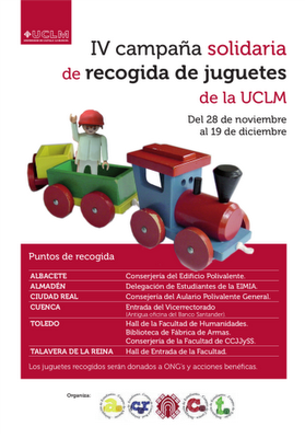 Los alumnos de la EIMI Almadén recogen juguetes solidarios