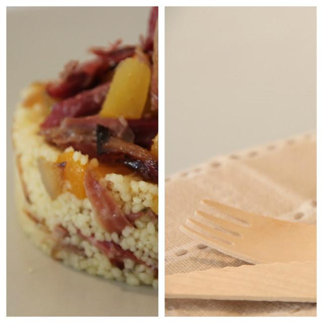 cous-cous de confit de pato - duck confit cous-cous