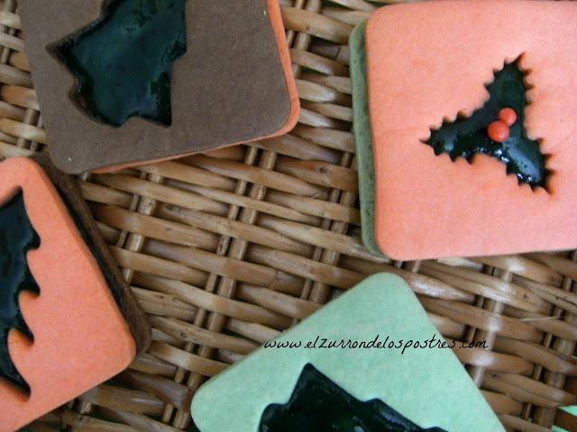 Galletas Navideñas con Mermelada de kiwi