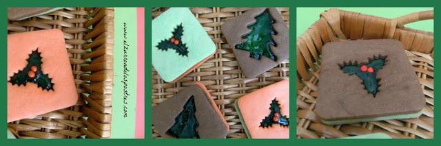 Galletas Navideñas con Mermelada de kiwi