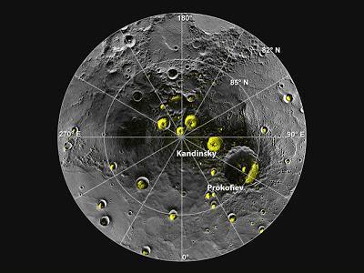 NASA encuentra evidencia de agua y componentes orgánicos en Mercurio
