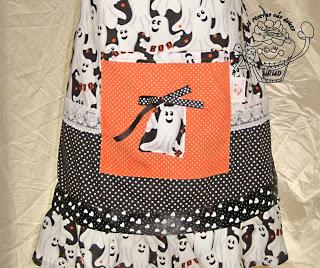 DELANTAL DE FANTASMITAS PARA MI AMIGA RO