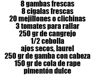 La Receta de la Fideua