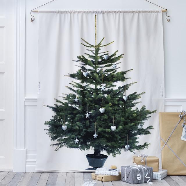 Deco-Navidad: La tela del árbol de Navidad de IKea