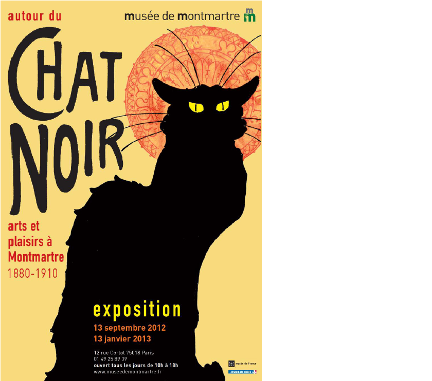 expo chat noir Exposición a Paris: Sobre Chat Noir