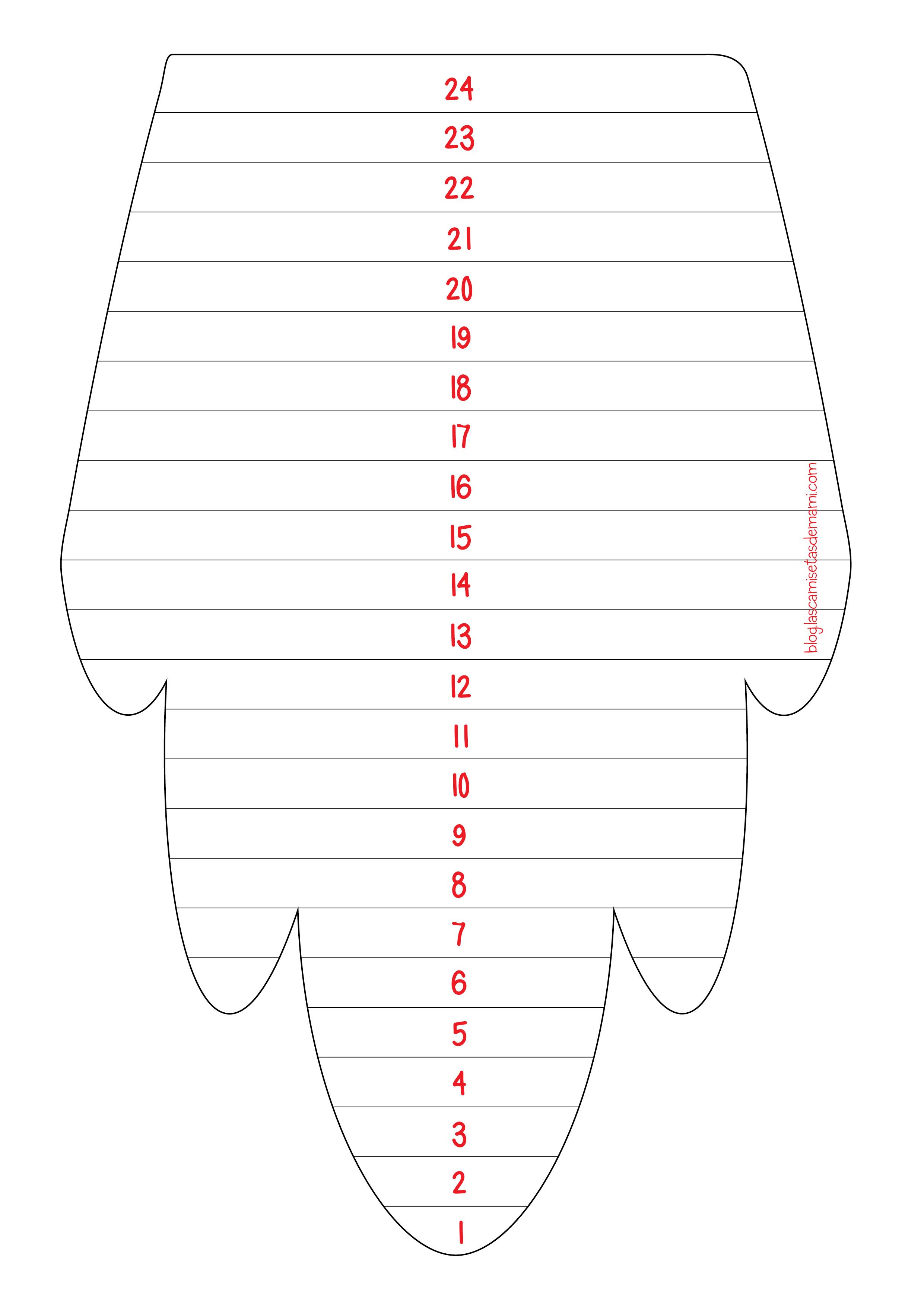 Un calendario de adviento personalizado