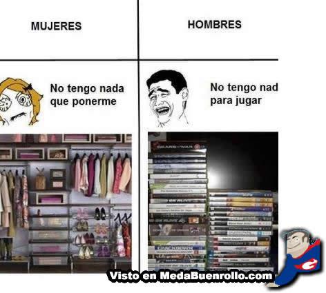Diferencias de cada uno…Mujeres/hombres