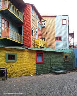 Casas de colores Conventillos de Caminito en La Boca