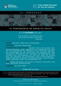 Homenaje en el Senado a Rodolfo Kusch dic 2012 (afiche)