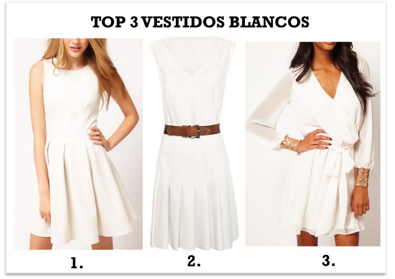 vestidos blancos