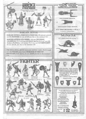 Mail Order Flyer de Febrero de 1987