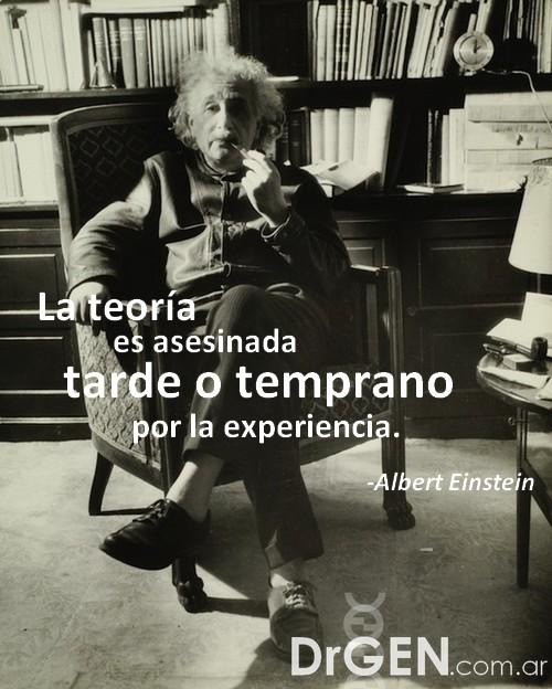 einstein Teoría vs Experiencia   Einstein