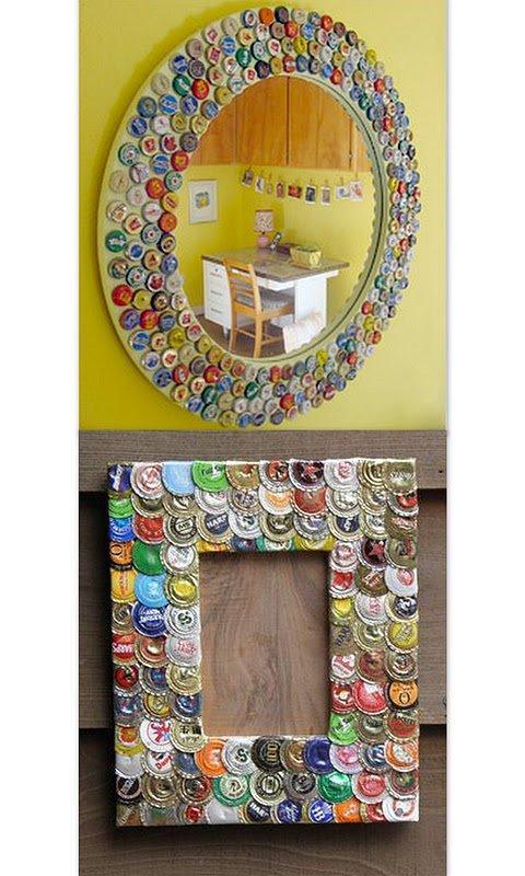IDEAS PARA RECICLAR CHAPAS DE BOTELLAS
