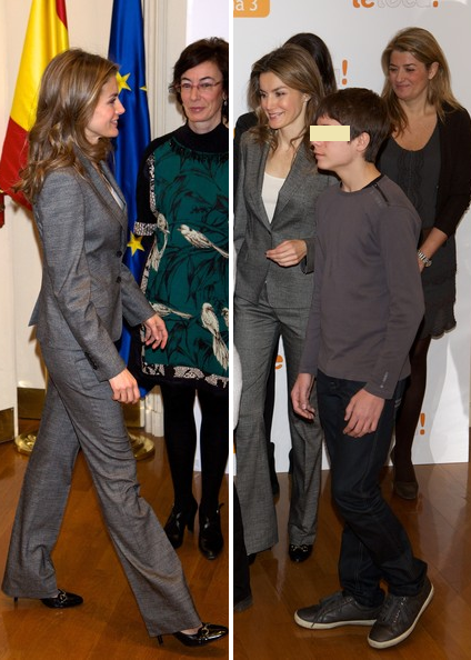 El estilo de Dña. Letizia en su encuentro con los ganadores de El estilo de Dña. Letizia en su encuentro con los ganadores de