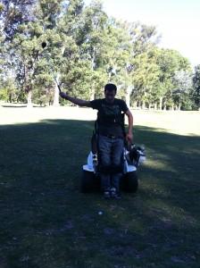 Golf lesionado medula