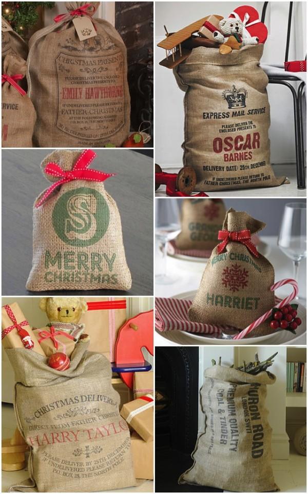 Harrow and Green-Christmas sacks